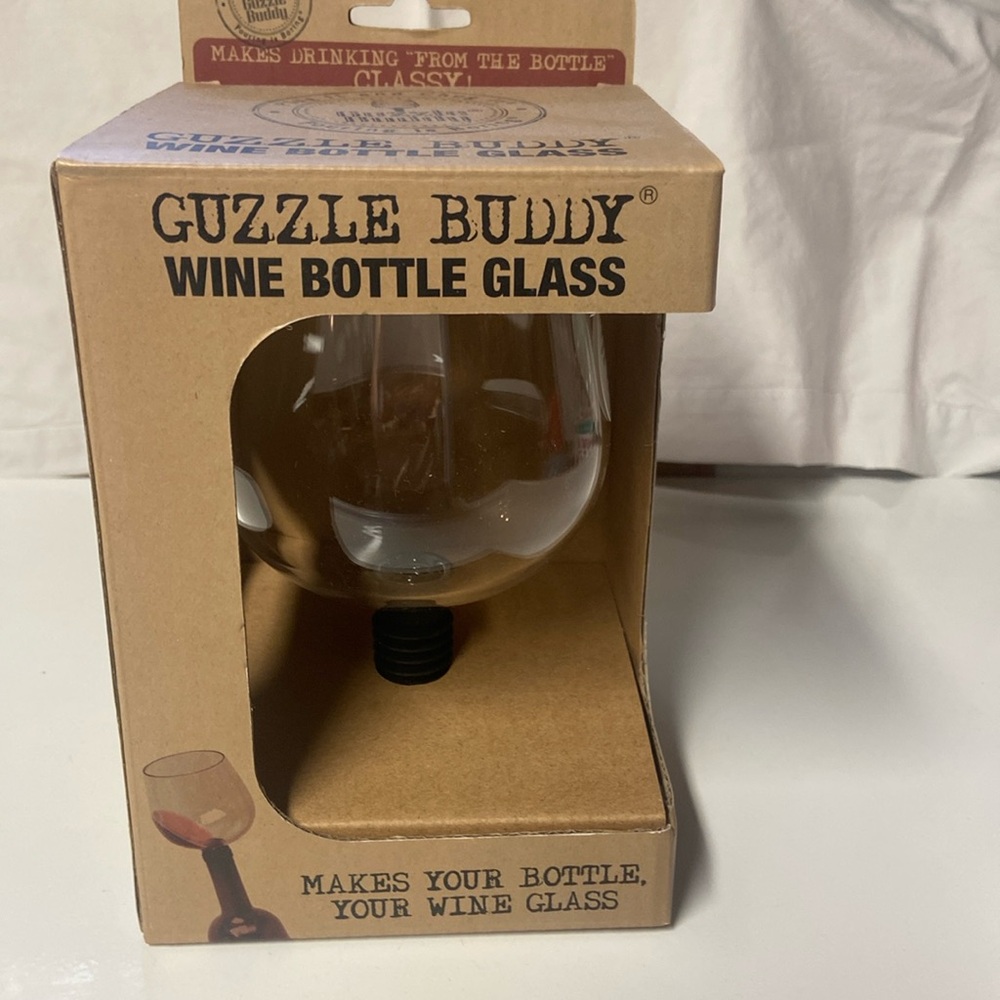 Guzzle Buddy Wine Bottle Glass